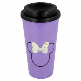 Glass with Lid Minnie Mouse 01049 (520 ml) by Minnie Mouse, Tea and Coffee Glasses - Ref: S2417526, Price: 10,45 €, Discount: %