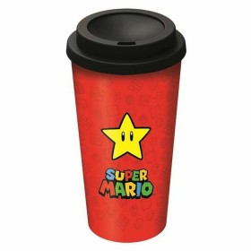 Glass with Lid Super Mario 01379 (520 ml) by Super Mario, Tea and Coffee Glasses - Ref: S2417530, Price: 10,45 €, Discount: %