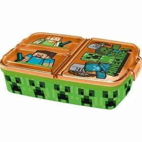 Lunchbox mit Fächern Minecraft 40420 Polypropylen von Minecraft, Lagerung von Lebensmitteln - Ref: S2417556, Preis: 7,30 €, R...