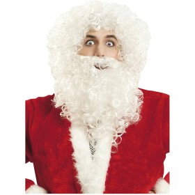 Wig with beard My Other Me White Father Christmas by My Other Me, Wigs and hairpieces - Ref: S2418248, Price: 18,31 €, Discou...