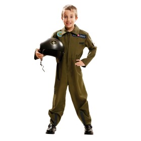 Costume per Bambini My Other Me Top Gun Aviatore 5-6 Anni Verde di My Other Me, Bambini - Rif: S2418327, Prezzo: 17,28 €, Sco...