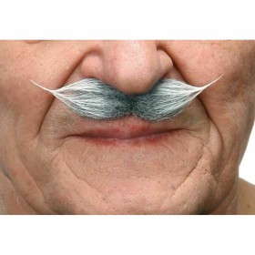 Bigode My Other Me Cinzento Branco de My Other Me, Partes corporais falsas - Ref: S2418502, Preço: 2,31 €, Desconto: %