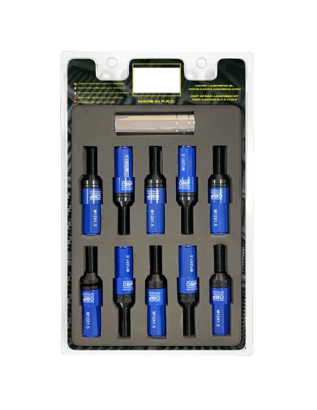 Kit de parafusos OMP OMPS09981207 28 mm Azul M12 x 1,50 | Tienda24 Tienda24.eu