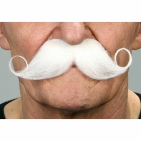 Moustache My Other Me Blanc de My Other Me, Parties corporelles fausses - Réf : S2418569, Prix : 6,12 €, Remise : %