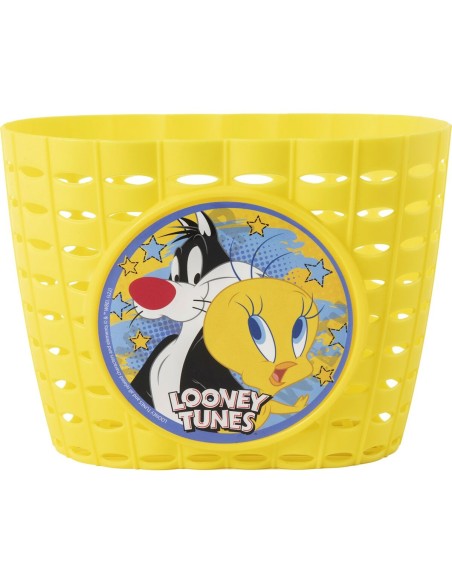 Kinder Fahrradkorb Looney Tunes CZ10960 Gelb | Tienda24 Tienda24.eu