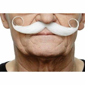 Bigote My Other Me Blanco de My Other Me, Partes corporales falsas - Ref: S2418768, Precio: 9,61 €, Descuento: %