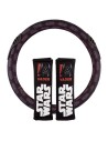 Forro para Volante + Almofadas para o Cinto Star Wars Darth Vader Universal Preto 3 Peças | Tienda24 Tienda24.eu