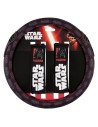 Forro para Volante + Almofadas para o Cinto Star Wars Darth Vader Universal Preto 3 Peças | Tienda24 Tienda24.eu