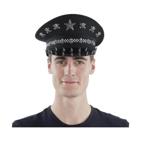 Casquette de police My Other Me Noir de My Other Me, Chapeaux de chasse - Réf : S2420133, Prix : 18,50 €, Remise : %