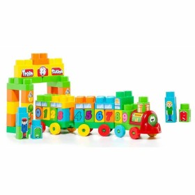 Lorry with Building Blocks Moltó Train Station (70 pcs) by Moltó, Building & Construction Toys - Ref: S2422561, Price: 17,42 ...