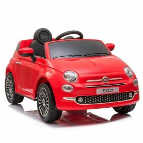 Macchina Elettrica per Bambini Fiat 500 Rosso Con telecomando MP3 30 W 6 V 113 x 67,5 x 53 cm di BigBuy Fun, Veicoli elettric...