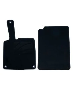 Set de Alfombrillas para Coche FORMULA 1 CM480 Negro/Blanco 4 uds | Tienda24 Tienda24.eu