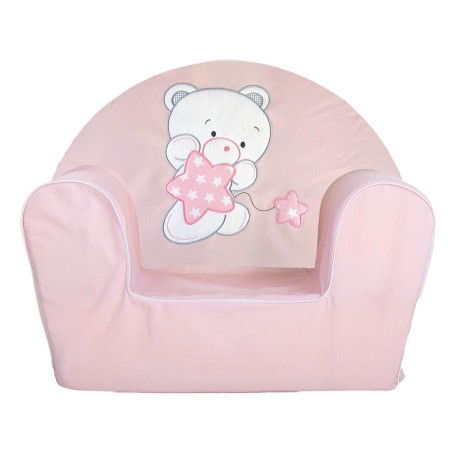 Poltrona Infantil 44 x 34 x 53 cm Cor de Rosa Acrílico de BigBuy Fun, Móveis para crianças pequenas - Ref: S2423436, Preço: 2...