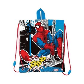 Saco Mochila com Cordas Stor Spiderman Streets Lancheira (25 x 3 x 30 cm) de Spider-Man, Sacos escolares - Ref: S2424126, Pre...