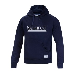 Sudadera con Capucha Sparco Frame Azul marino S