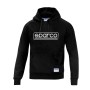 Sudadera con Capucha Sparco Frame Negro S