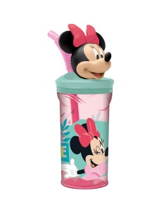 Garrafa com Tampa e Palhinha Miffy Niebla Cinzento PVC 500 ml | Tienda24 Tienda24.eu