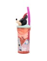 Vaso con Pajita Minnie Mouse CZ11337 Rosa 360 ml 3D | Tienda24 Tienda24.eu