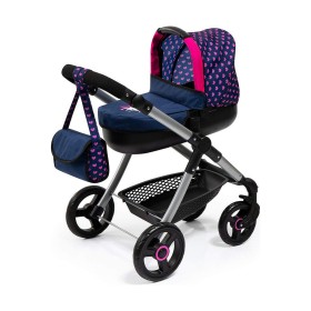 Carrito para Muñecas Reig Stule Pram Azul marino 63 cm de Reig, Cochecitos - Ref: S2424867, Precio: 64,89 €, Descuento: %