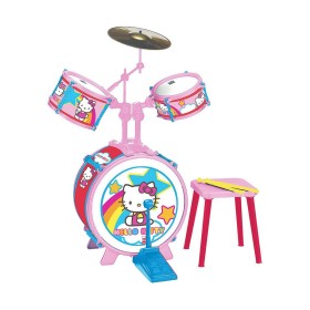 Bateria Musical Hello Kitty Plástico de Hello Kitty, Tambores e percussão - Ref: S2424879, Preço: 40,57 €, Desconto: %