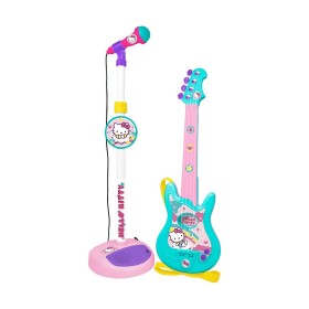 Guitarra Infantil Hello Kitty Microfone de Hello Kitty, Guitarras e cordas - Ref: S2424881, Preço: 32,05 €, Desconto: %