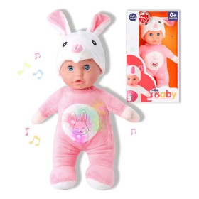 Baby Doll Reig 30 cm Rabbit Fluffy toy Pink (30 cm) by Reig, Baby dolls - Ref: S2424901, Price: 18,85 €, Discount: %