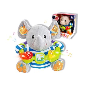 Peluche musicale Reig Rhinocéros 20 cm de Reig, Jouets musicaux - Réf : S2424911, Prix : 15,50 €, Remise : %