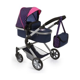 Carrito para Muñecas Reig Combi Neo Pro Azul marino 63 cm de Reig, Cochecitos - Ref: S2424916, Precio: 69,37 €, Descuento: %