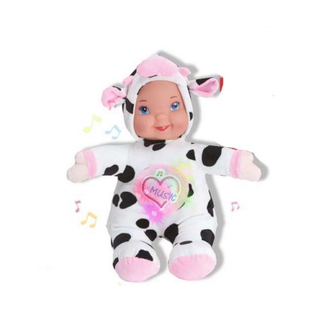 Baby doll Reig Peluche Musicale 35 cm Mucca di Reig, Bambole bebè - Rif: S2424924, Prezzo: 20,72 €, Sconto: %