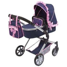 Carrito para Muñecas Reig Combi 62 cm 82 x 79 x 38,5 cm Azul marino de Reig, Cochecitos - Ref: S2424932, Precio: 95,90 €, Des...