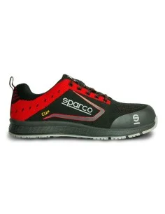 Scarpe di Sicurezza Sparco Cup Albert (43) Nero Rosso da Sparco, Scarpe da lavoro da uomo - Ref: S37115083, Precio: €77.14, D...