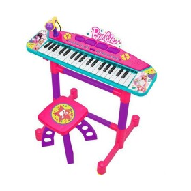 Piano Eletrónico Barbie Banqueta de Barbie, Brinquedos com som - Ref: S2425081, Preço: 62,97 €, Desconto: %