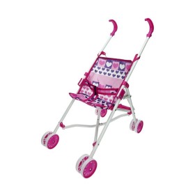 Carrito para Muñecas Reig Azul Rosa Plegable 25,5 x 41,5 x 55,5 cm de Reig, Cochecitos - Ref: S2425091, Precio: 17,96 €, Desc...