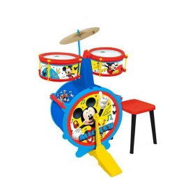 Bateria Musical Mickey Mouse Banqueta de Mickey Mouse, Brinquedos com som - Ref: S2425133, Preço: 39,98 €, Desconto: %