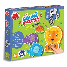 Puzzle Infantil Reig Zoo Shapes animais Musical Quinta de Reig, Brinquedos com som - Ref: S2425158, Preço: 10,56 €, Desconto: %