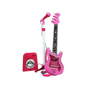 Guitarra Infantil Reig Microfone Cor de Rosa de Reig, Guitarras e cordas - Ref: S2425226, Preço: 32,48 €, Desconto: %