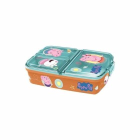 Contenitore a Scomparti Peppa Pig polipropilene 19,5 x 16,5 x 6,7 cm 17 x 14 x 7 cm di Peppa Pig, Conservazione di alimenti -...