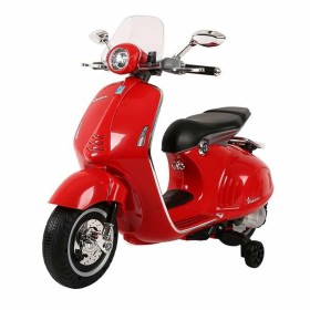 Moto Eléctrica para Niños Injusa Vespa Rojo de Injusa, Vehículos eléctricos - Ref: S2425492, Precio: 215,20 €, Descuento: %