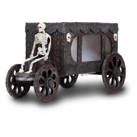 Halloween Decorations My Other Me Skull Carriage 18 x 31 x 18 cm Black by My Other Me, Halloween - Ref: S2425576, Price: 29,5...