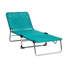 Beach sunbed Alco Green Multi-position 141 x 68 x 86 cm by Alco, Sunloungers - Ref: S2426806, Price: 59,67 €, Discount: %