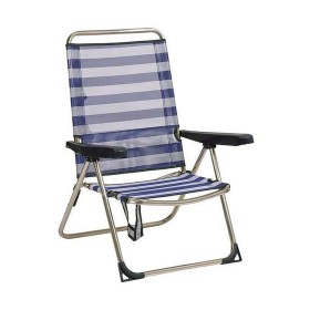 Chaise Pliante Alco Marin Blue marine Blanc Aluminium de Alco, Chaises - Réf : S2426809, Prix : 34,41 €, Remise : %