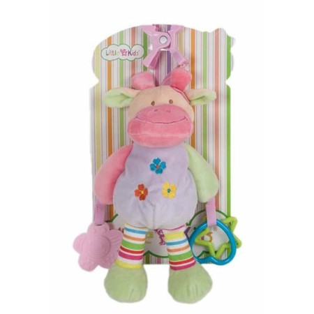 Peluche d'Activités pour Bébé Vache 25cm de BigBuy Fun, Animaux et personnages - Réf : S2426985, Prix : 9,85 €, Remise : %