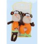 Rattle Cuddly Toy 2 Units Monkey 18 cm | Tienda24 - Global Online Shop Tienda24.eu