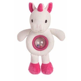 Rattle Cuddly Toy Rosi Unicorn Acrylic by BigBuy Fun, Rattles and plush hoops - Ref: S2427030, Price: 11,31 €, Discount: %