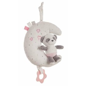 Musical Rattle Baby Panda Moon Pink by BigBuy Fun, Rattles and plush hoops - Ref: S2427076, Price: 13,08 €, Discount: %