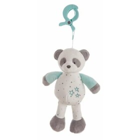 Rattle Cuddly Toy Panda bear Turquoise 25cm by BigBuy Fun, Animals and figures - Ref: S2427081, Price: 9,47 €, Discount: %