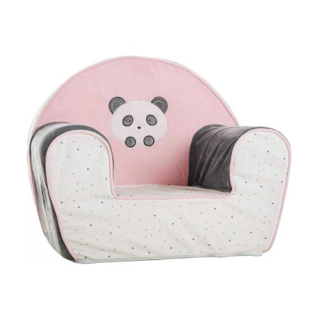 Child's Armchair Panda bear Light Pink 44 x 34 x 53 cm by BigBuy Home, Furniture for small children - Ref: S2427862, Price: 2...