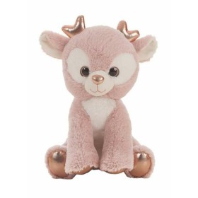 Fluffy toy Reindeer Pink 34 cm by BigBuy Fun, Animals and figures - Ref: S2427957, Price: 13,08 €, Discount: %