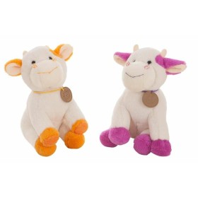 Jouet Peluche Vache de BigBuy Fun, Animaux et personnages - Réf : S2427960, Prix : 11,42 €, Remise : %