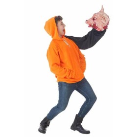 Costume for Adults Halloween Pig sudadera Orange (2 Pieces) by BigBuy Carnival, Adults - Ref: S2428288, Price: 26,87 €, Disco...